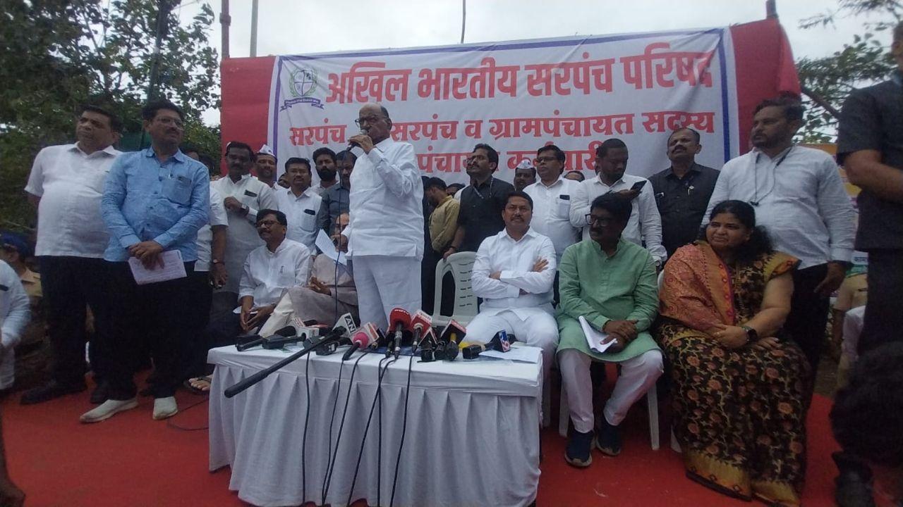 Thackeray and Pawar allege that the statue was erected hastily to influence the Lok Sabha elections and that the sculptor lacked experience. They also claim that the government is attempting to shift blame onto the Navy.