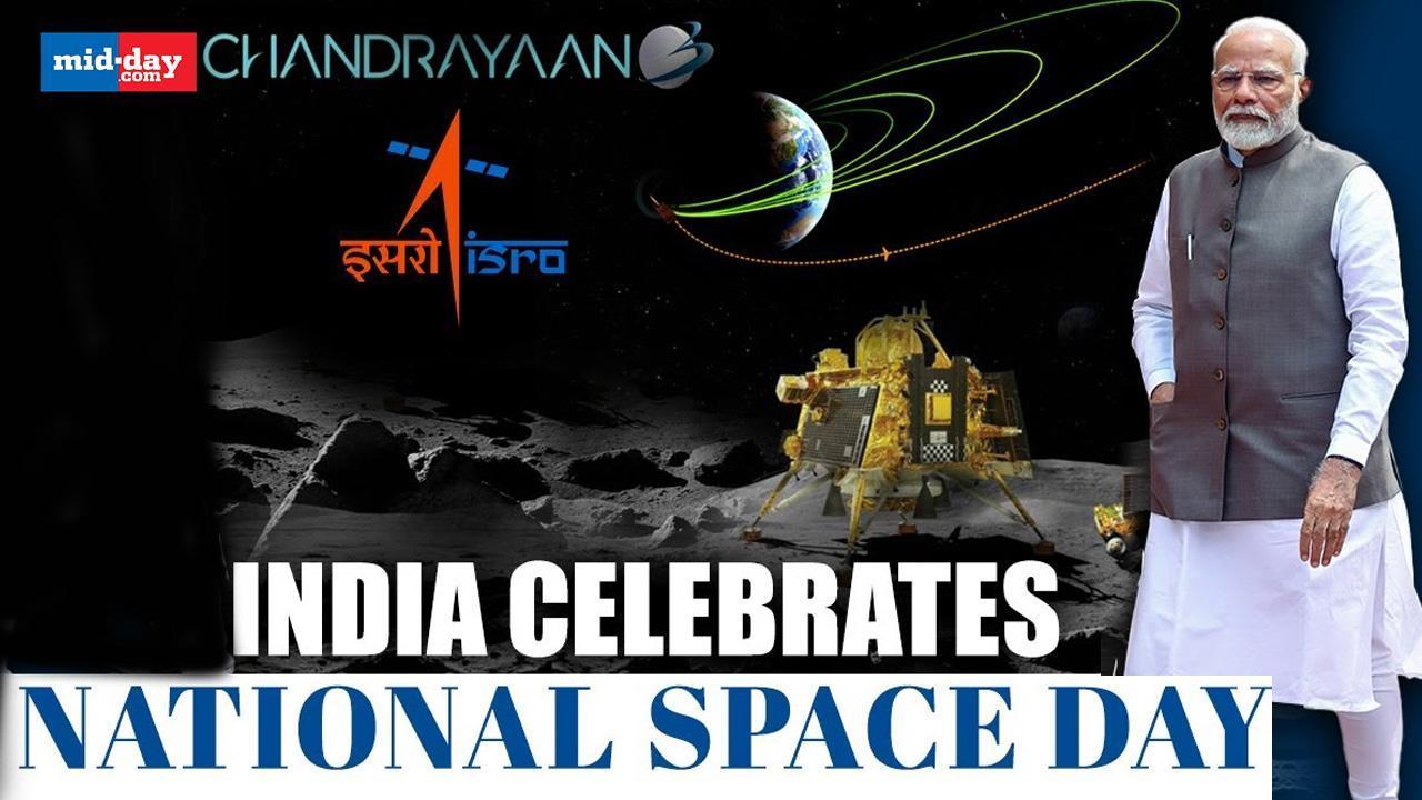 PM Modi extends greetings on 1st National Space Day