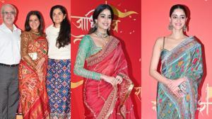 Radhika Merchant's family along with celebs attend Rajadhiraaj premiere
