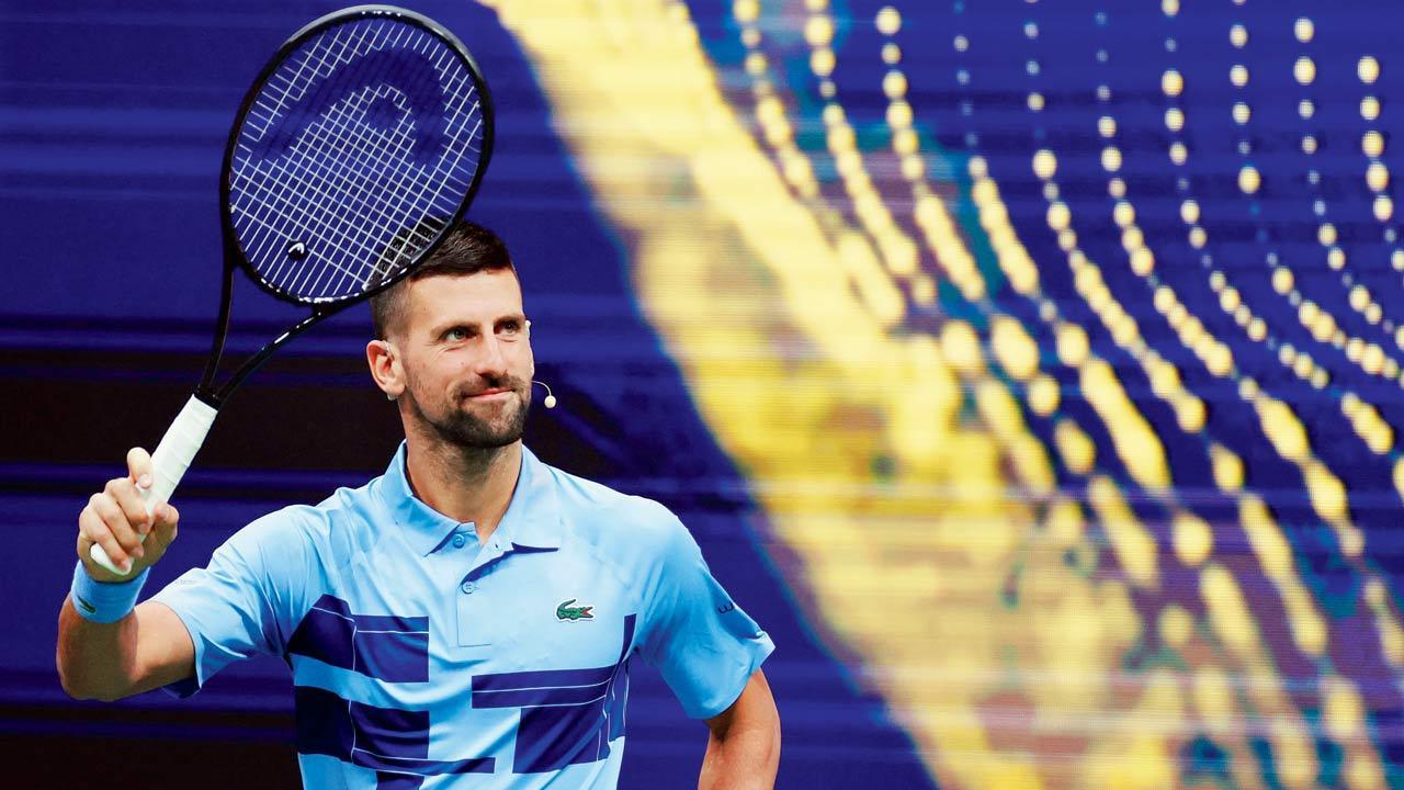 Djoko eyes high 5!