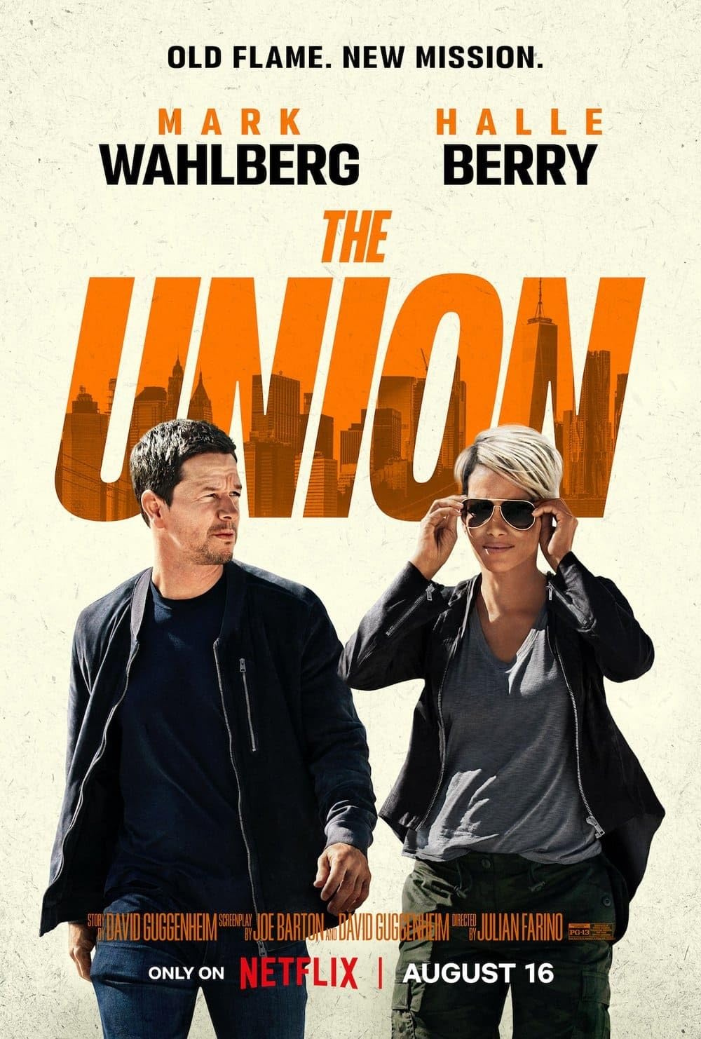 The Union (August 16) - NetflixThe Union is a spy-action-comedy-thriller starring Mark Wahlberg as Mike, a construction worker from New Jersey whose life is turned upside down when his high school ex-girlfriend, Roxanne (Halle Berry), suddenly reappears. 