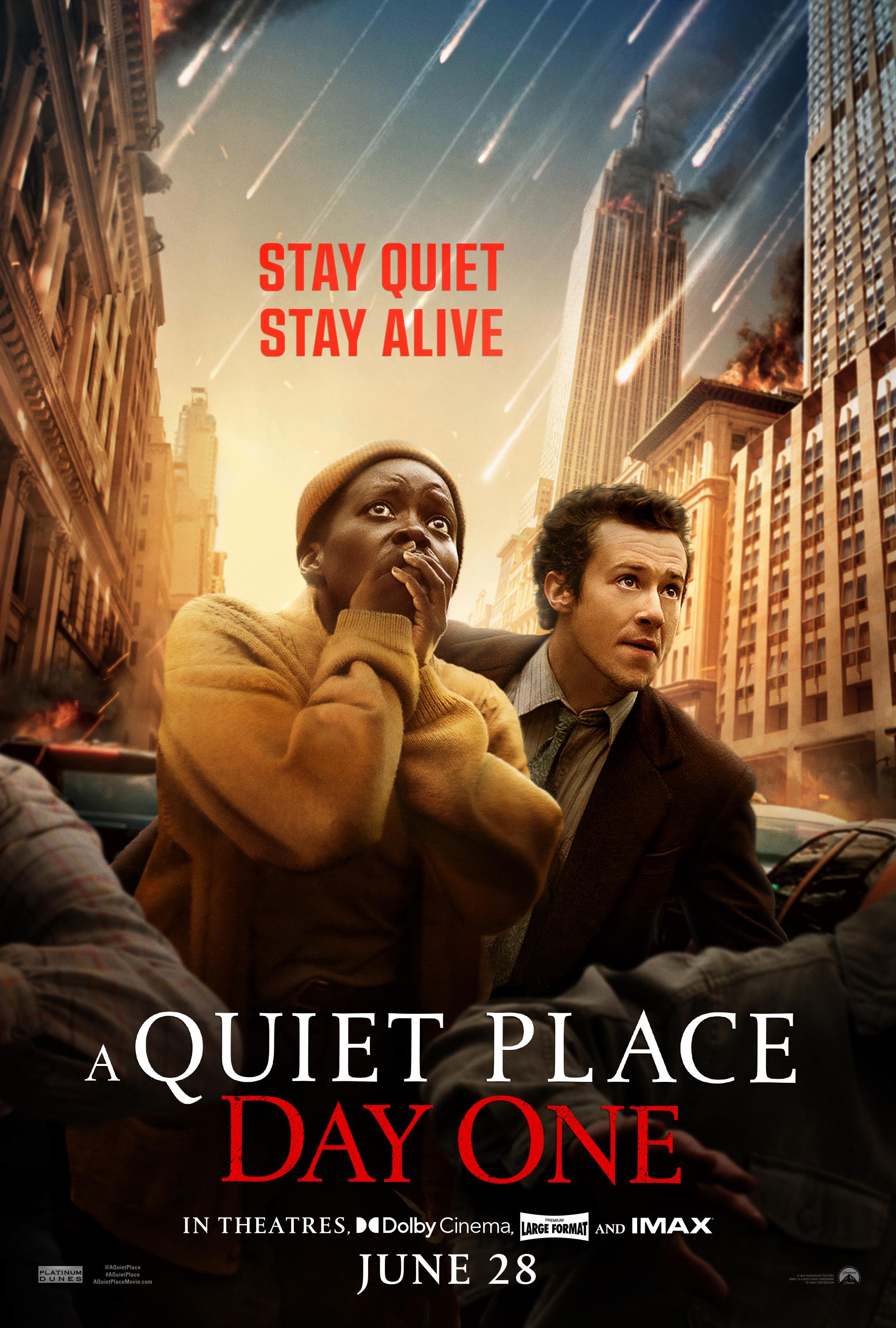 A Quiet Place: Day One (August 12) - BookMyShow StreamExperience the intense early moments of the alien invasion that changed everything in 