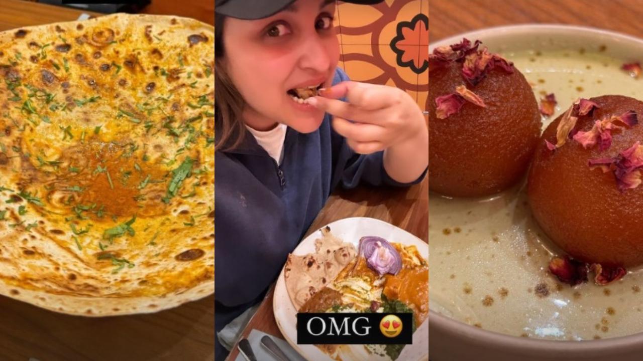 Parineeti Chopra relishes paneer, laccha parathas, and gulab jamun in UK