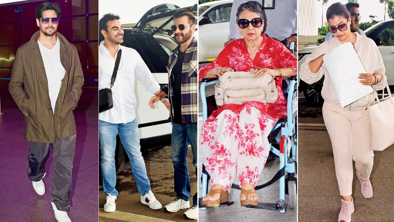 Sidharth Malhotra, Arbaaz Khan and Sanjay Kapoor, Tanuja and Kajol
