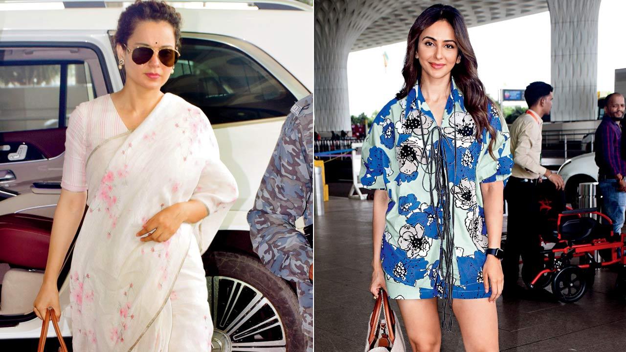 White a way to go: Kangana Ranaut; Keeping it short: Rakul Preet Singh 