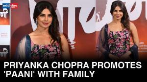 Priyanka Chopra at trailer launch of her Marathi movie 'Paani'