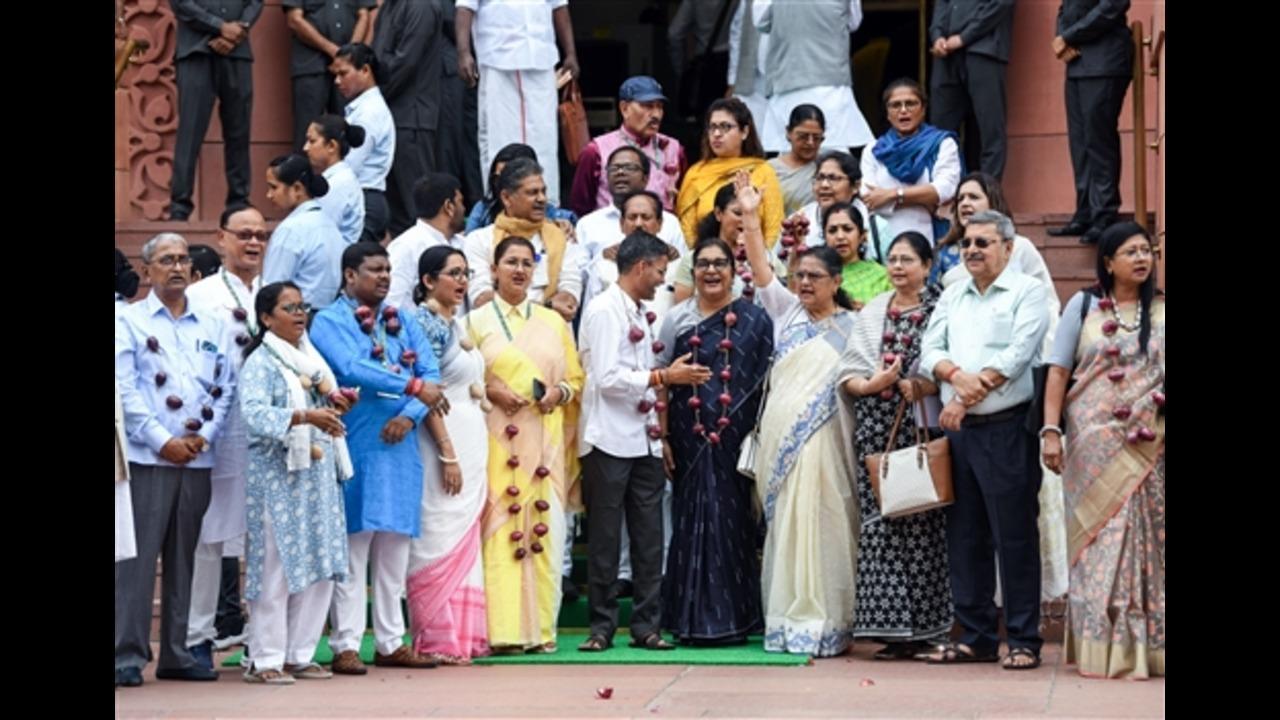 IN PHOTOS: Opposition stages protest against government over MSP