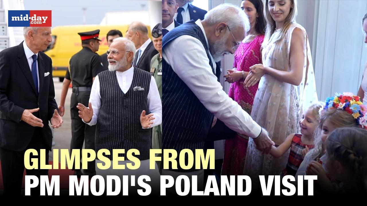 PM Modi Poland Visit: Watch Glimpses from PMs grand Poland visit [VIDEO]