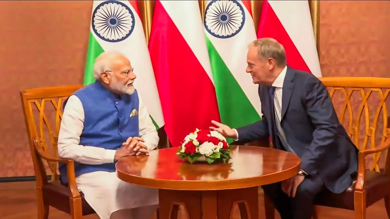 On Day 2 of his visit to Poland, PM Narendra Modi meets counterpart Donald Tusk