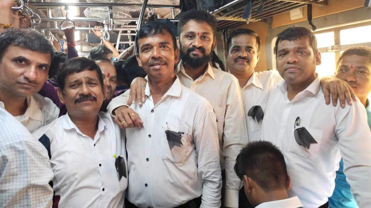 IN PHOTOS: Mumbai train commuters take part in 'Wear Your White' protest