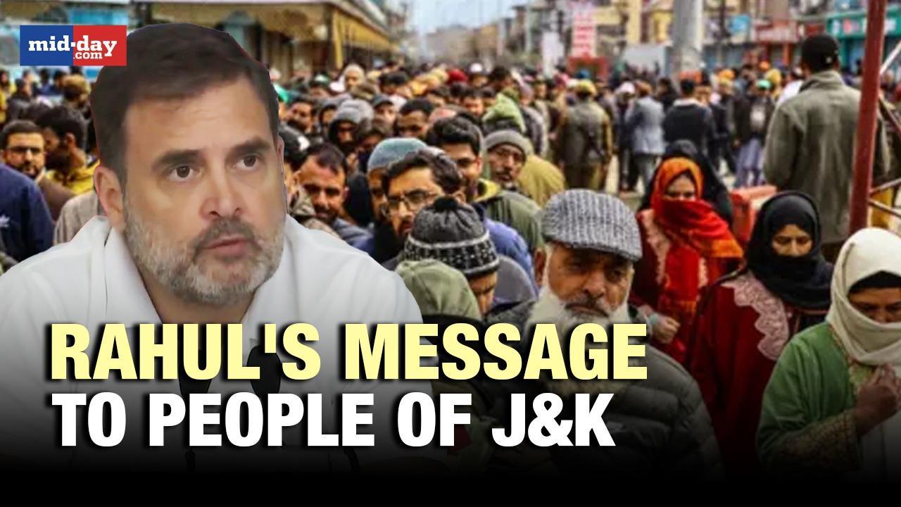 Rahul Gandhi stands with people of J&K, Here's what he said to assure them