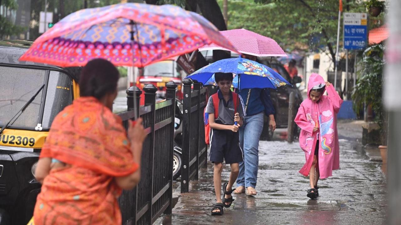 The Brihanmumbai Municipal Corporation (BMC), in its Mumbai weather update, stated that high tides are expected to hit the city's coast at 11.04 am which will be of height 4.15 meters while another high tide of height 3.49 meters is expected to hit the city's coast at 10.51 pm