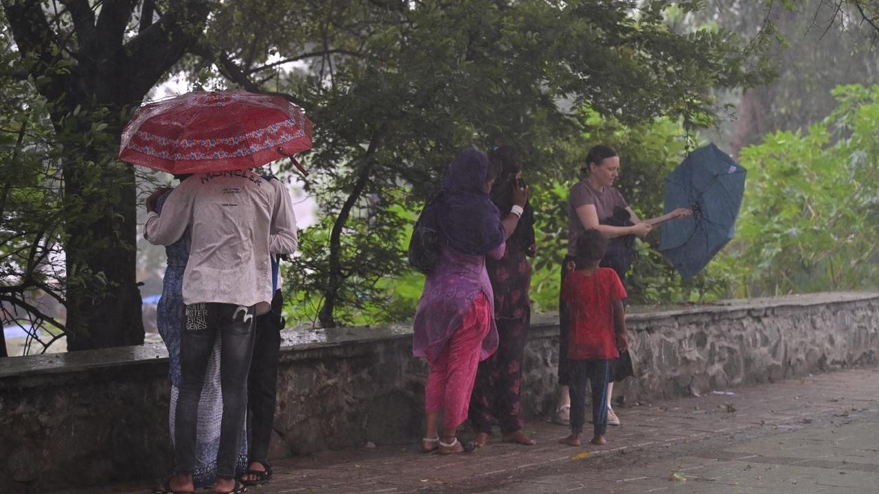Rajinder Nagar area, which has become the epicentre of protest following the death of three UPSC aspirants in a flooded basement of a coaching centre, was heavily waterlogged on Wednesday, with MCD officials toiling till early hours to pump out the water