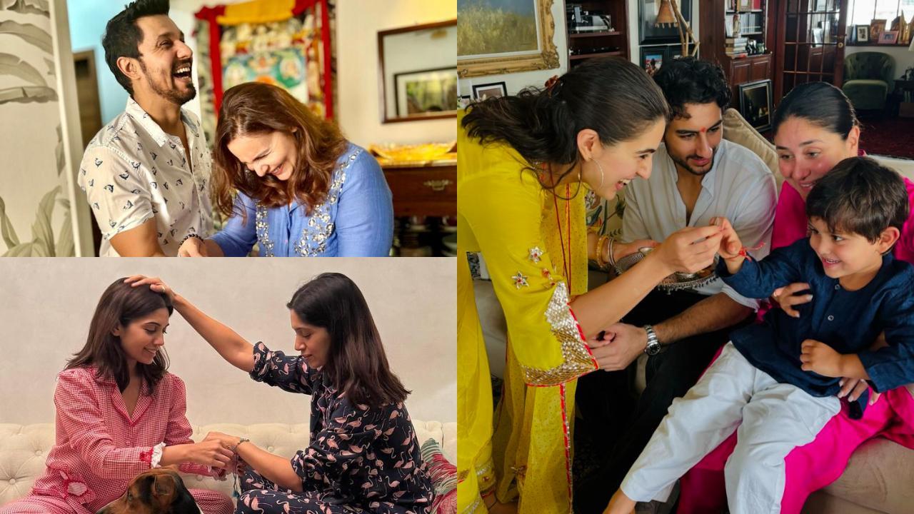 In Pics: Check out how B-town celebs celebrated Rakhi