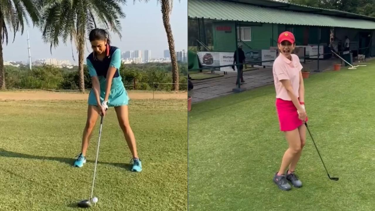 On National Sports Day, ‘golfer’ Rakul Preet Singh says ‘bahar jao, khelo koodu’