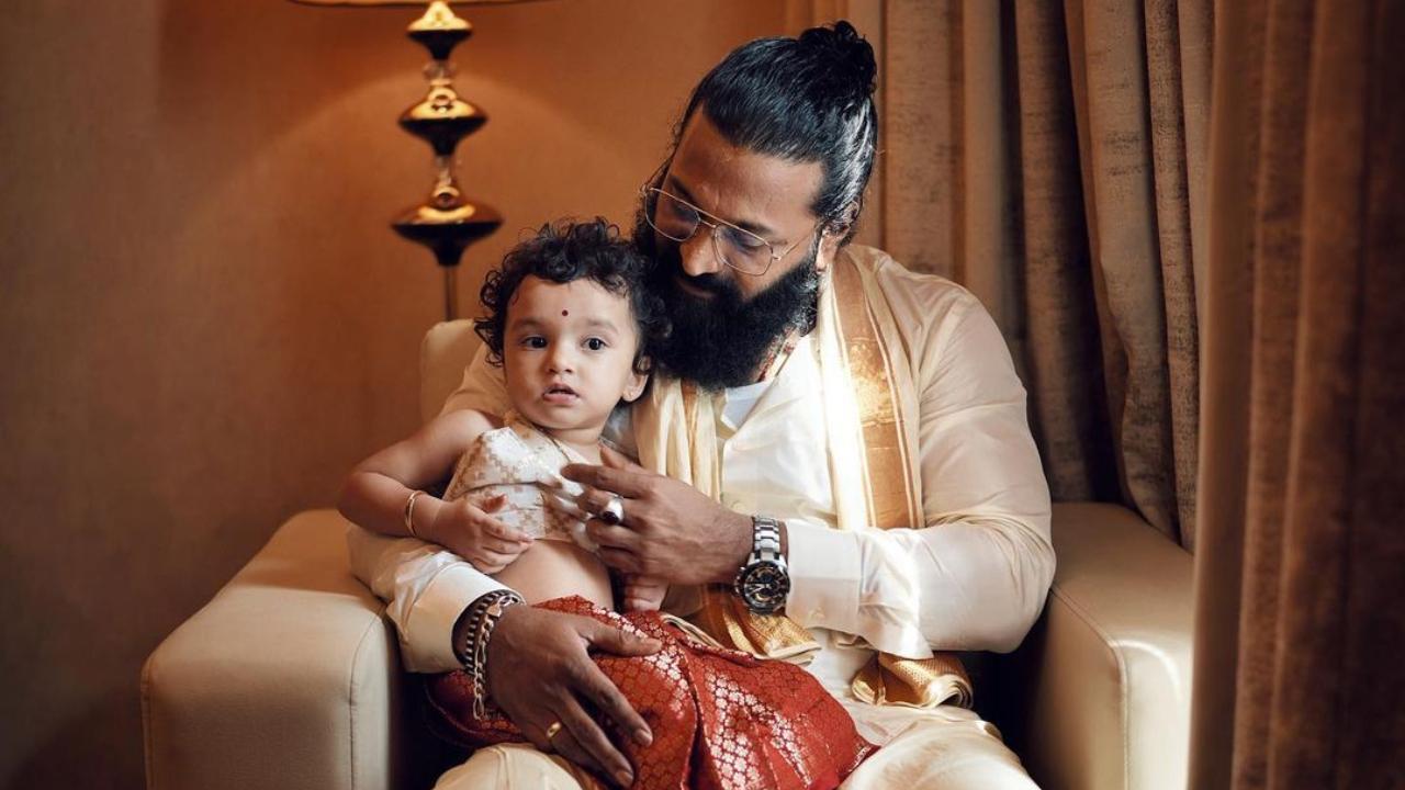 Rishab Shetty shares adorable moments of daughter Raadya Shetty