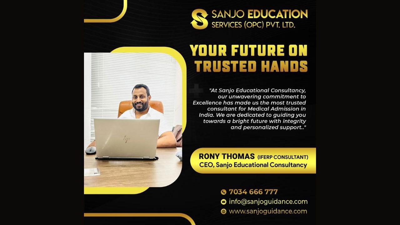 Revolutionizing Medical Admissions: Mr. Rony Thomas Launches High-End Services for Medical Aspirants