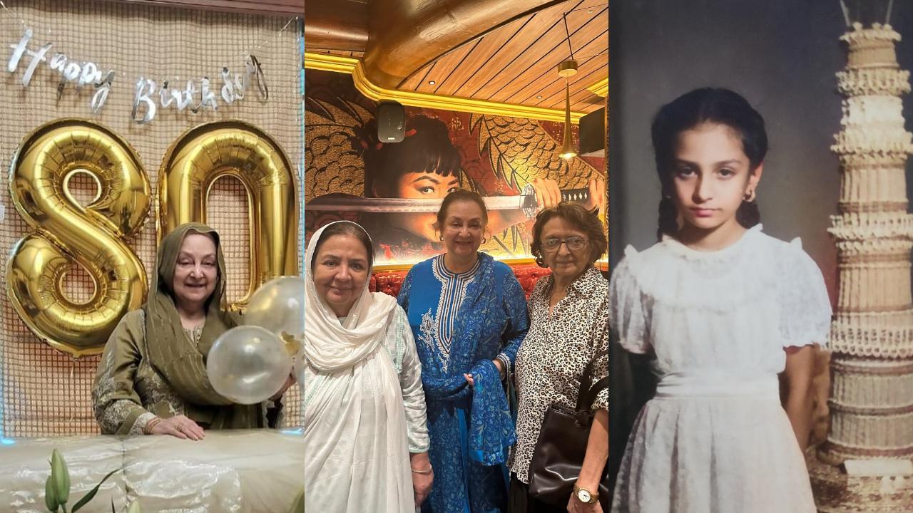 Inside pictures from Saira Banu's 80th birthday celebration