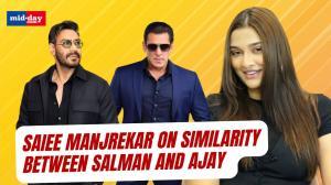 Saiee Manjrekar shares her experience working with Salman Khan and Ajay Devgn