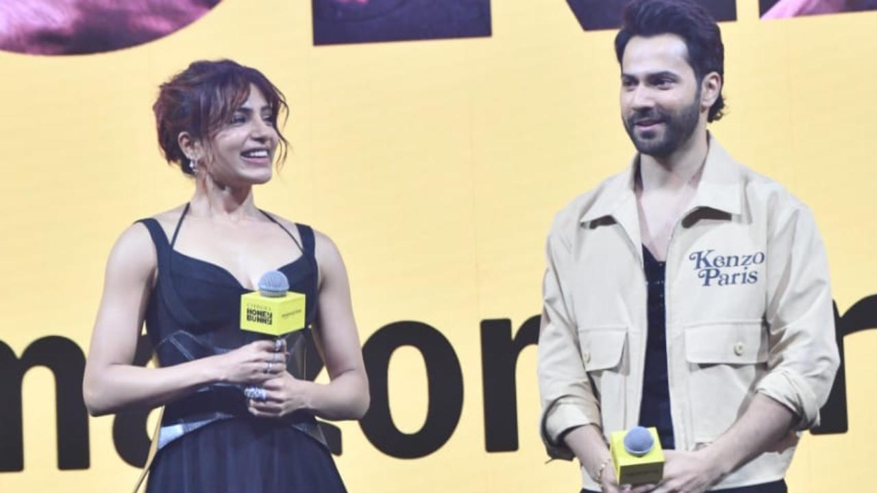 Why did Samantha ask to take away Varun Dhawan's mic?