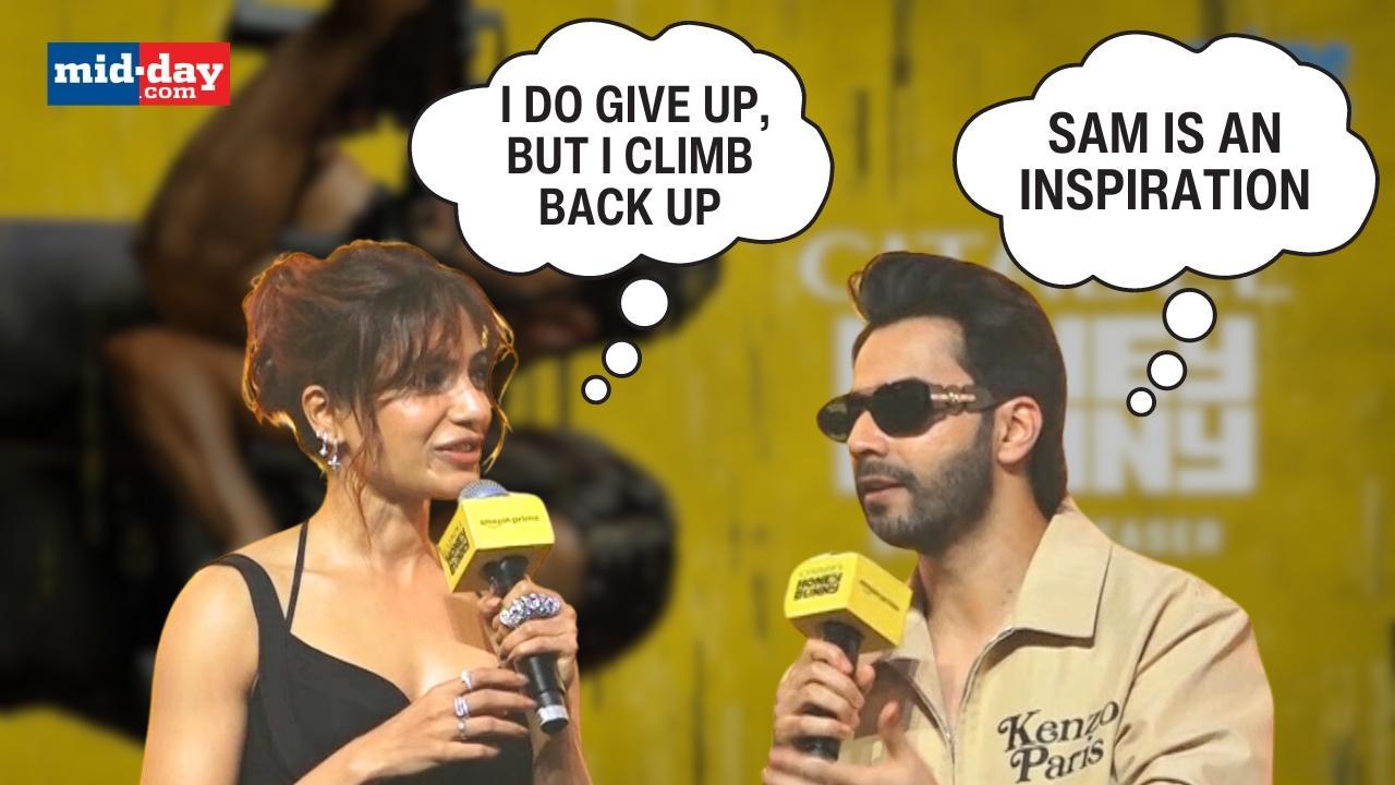 Varun Dhawan Gushes About Samantha Ruth Prabhu at Citadel Teaser Release