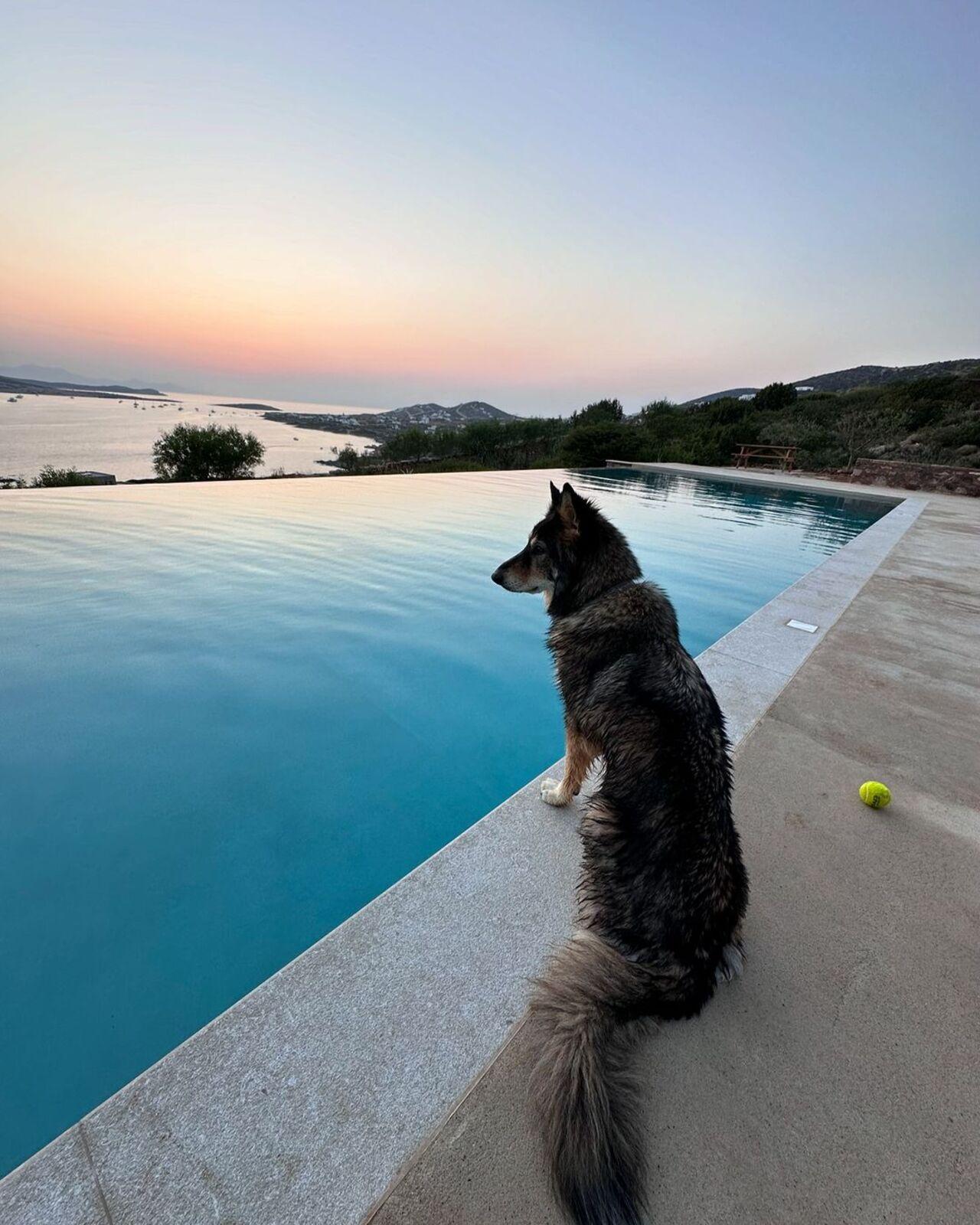 The social media sensation indulged in the picturesque views of the scenic beauty overseas. 