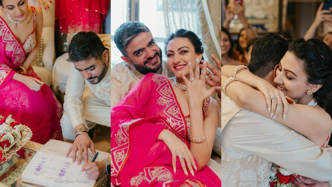 Siddharth Chopra shares pics from civil wedding ceremony with Neelam Upadhyaya