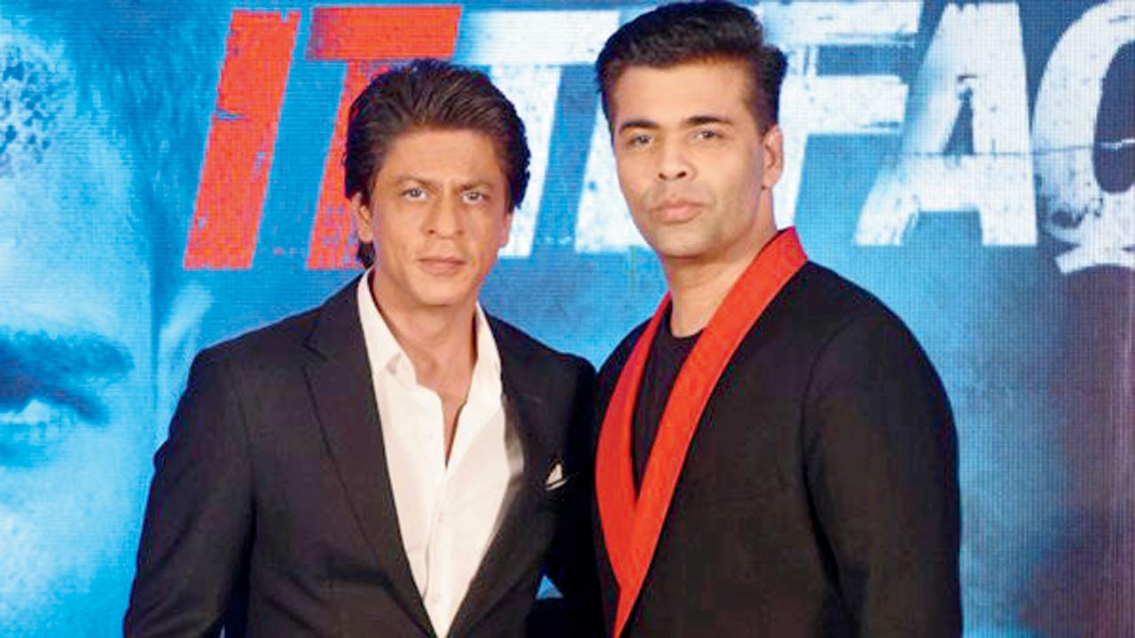 SRK, Karan take to the mic