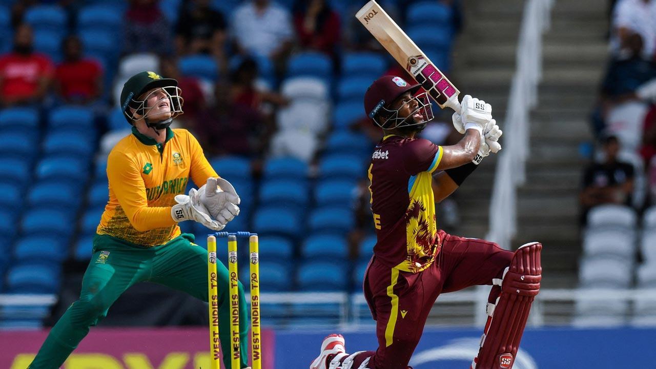Shai Hope shines with 41, West Indies crush South Africa by 30 runs