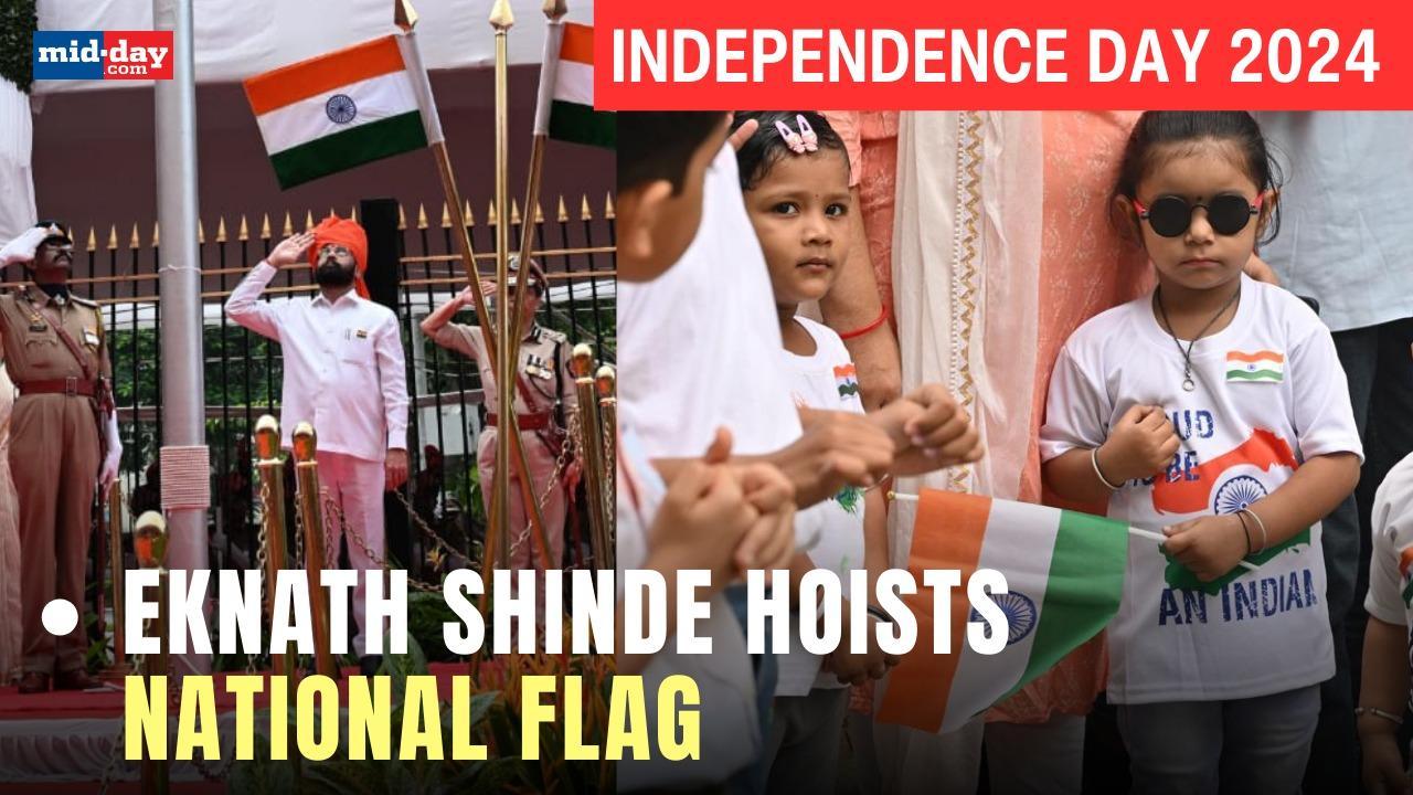 Independence Day 2024: Eknath Shinde hoists Tiranga - Watch video