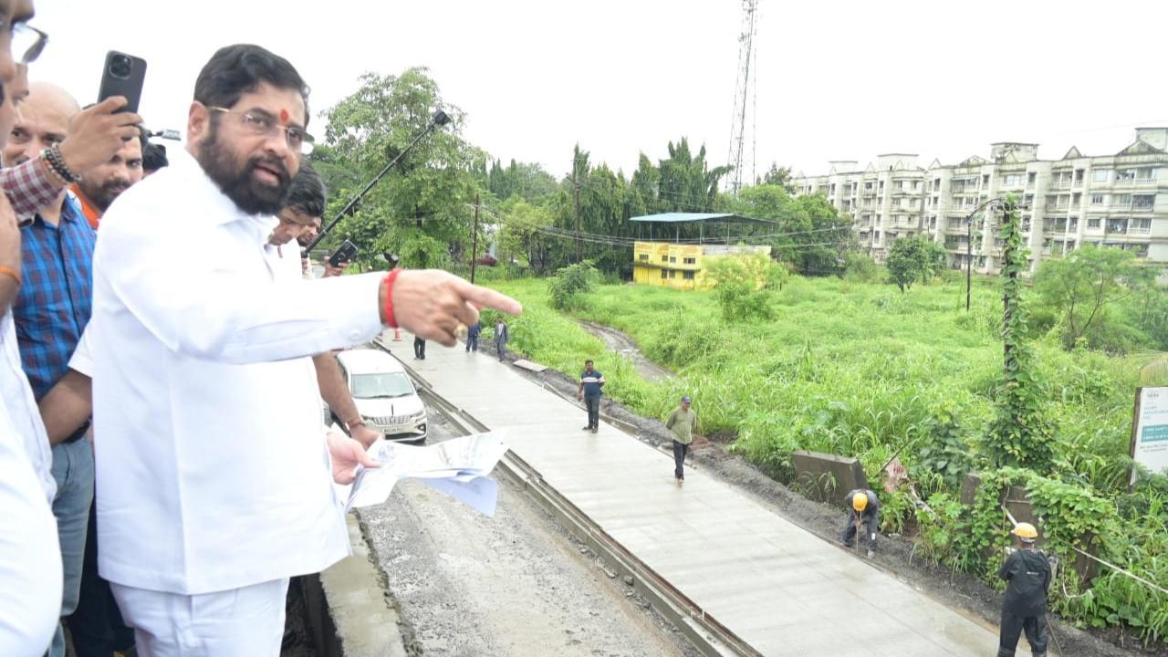 IN PICS: CM Shinde inspects Thane-Nashik Highway after ordering for road repairs