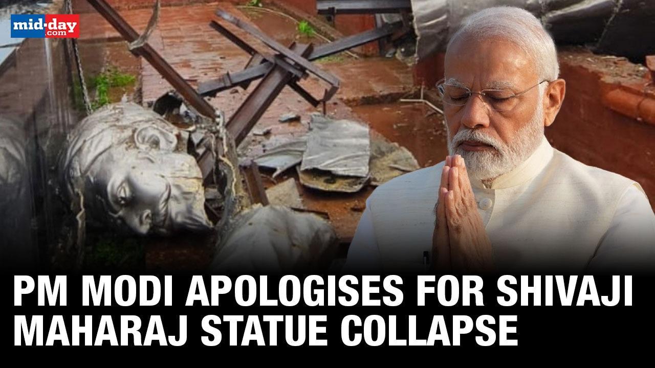 Chhatrapati Shivaji Maharaj Statue Collapse: PM Modi expresses pain, apologises