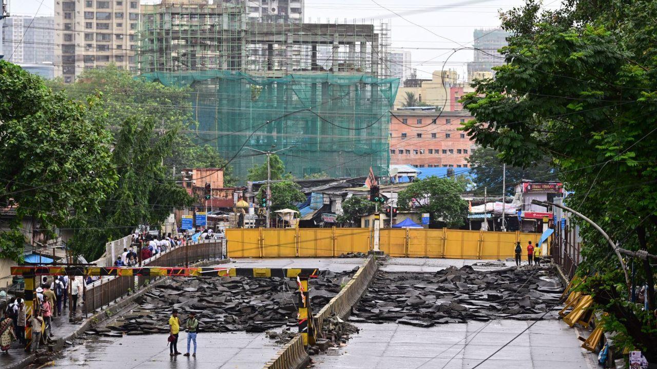 IN PHOTOS: Demolition work progresses on Mumbai’s historic Sion rail-over-bridge