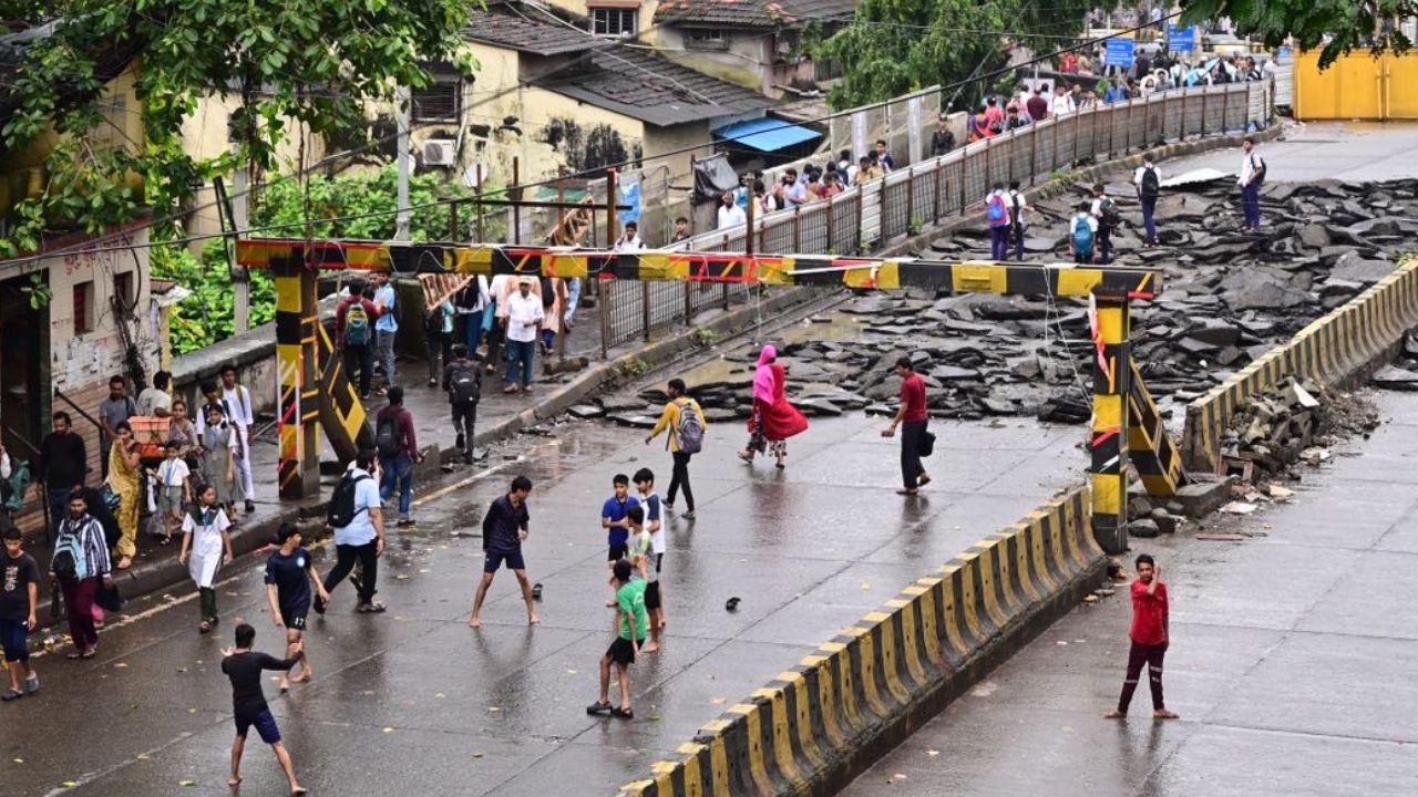 Approximately 10,000 BEST bus commuters are facing disruptions as the Sion bridge is closed for demolition. 