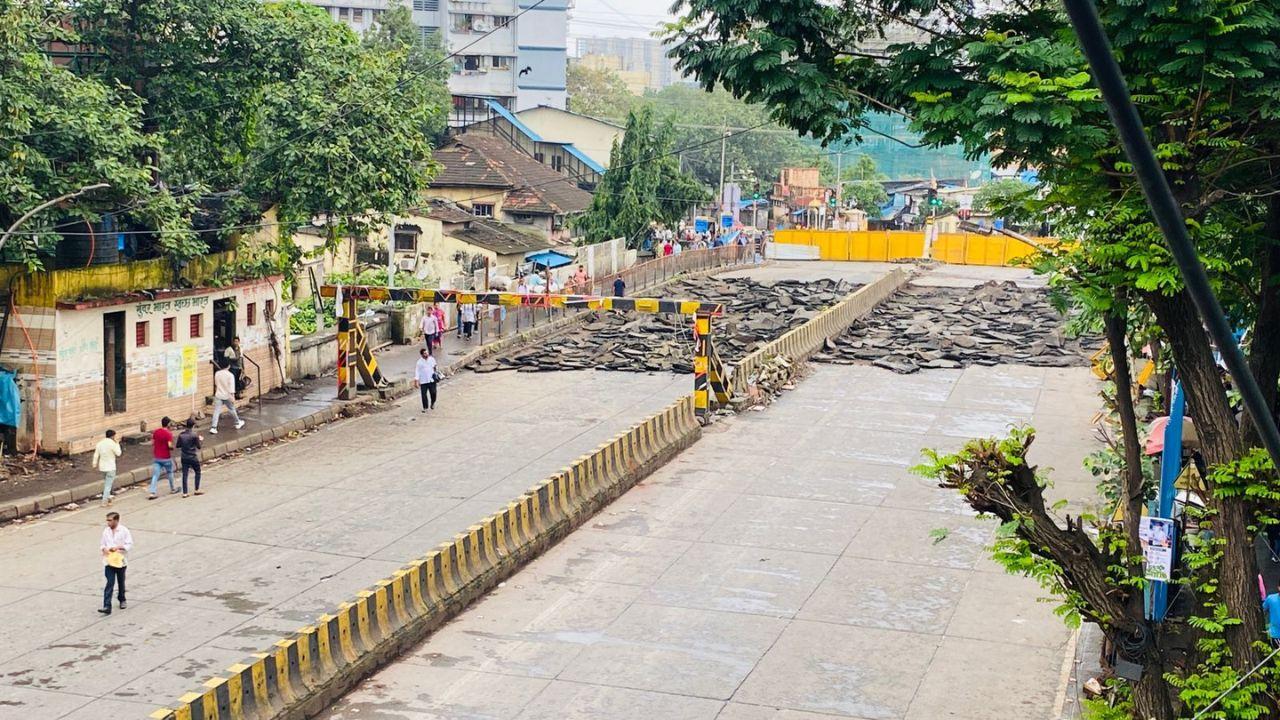 IN PHOTOS: Demolition of iconic Sion rail-over-bridge begins after 7-month delay