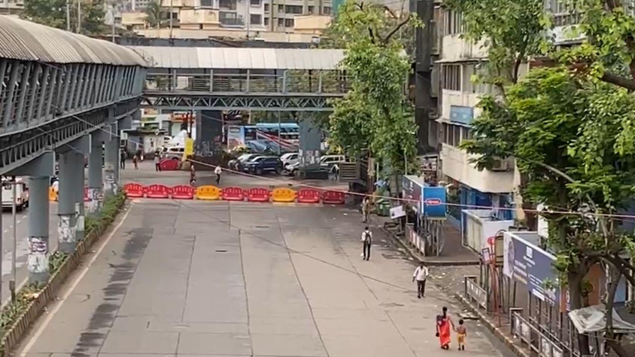 Heavy vehicles from Kurla should turn right before Pehalwan Naresh Mane Chowk. They should follow the route via Dharavi Kacharpatti Junction Signal, Dharavi Depot Road, Sion-Bandra Link Road, Mahim-Sion Link Road, Kemkar Chowk, Sant Kabir Marg, Sulochana Shetty Road, and Dharavi Railway Bridge Road to their destination.
