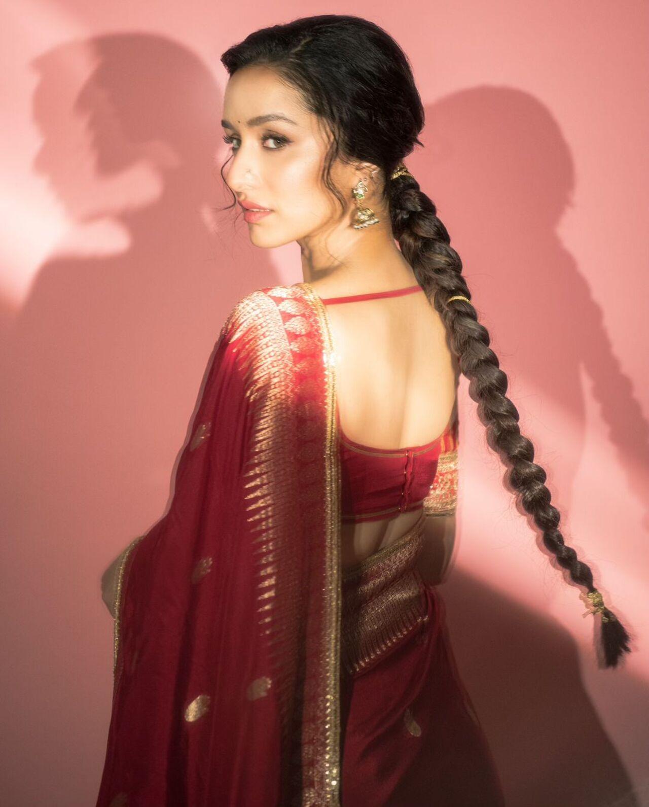 The term for this is method fashion. Through this, the actress is attempting to bring attention towards her upcoming film where the colour red plays an important part. One look at the promotional materials and you see how the colour has been made use in the film. Shraddha's character is also seen only in red outfits in the film