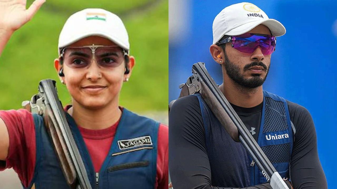 Paris Olympics 2024: Maheshwari-Naruka qualify for bronze medal round in skeet mixed team event