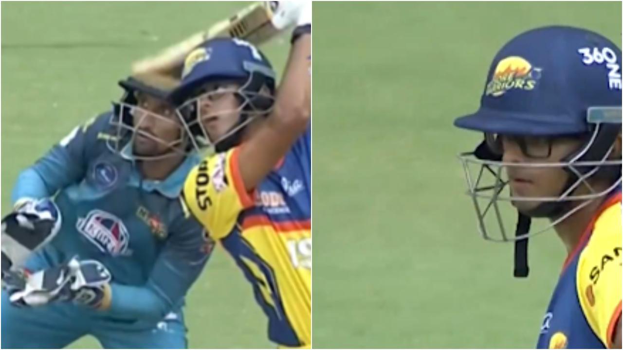KSCA Maharaja T20 Trophy: Rahul Dravid’s son Samit's jaw-dropping inside-out six leaves Internet impressed; WATCH