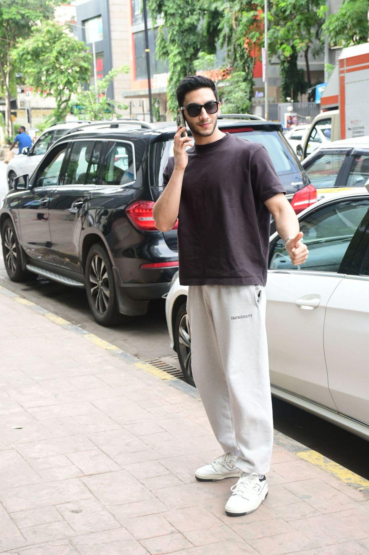 Vedang Raina looked effortlessly stylish in a tracksuit in the city