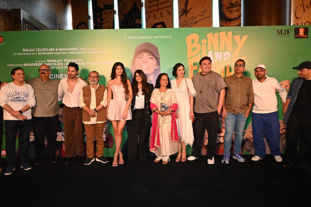 The team of 'Binny and Family' at the trailer launch of their film