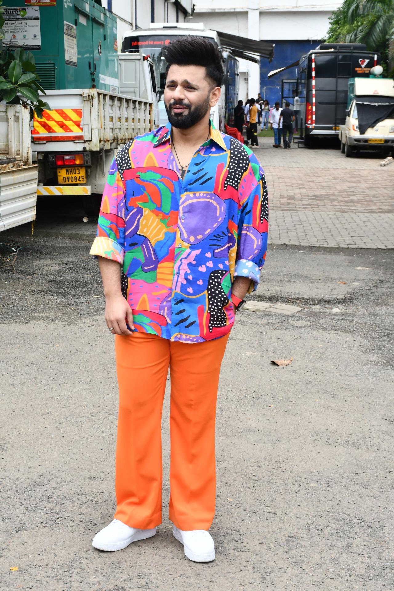 Rahul Vaidya brings all the colours to the sets of Laughter Chefs Entertainment Unlimited