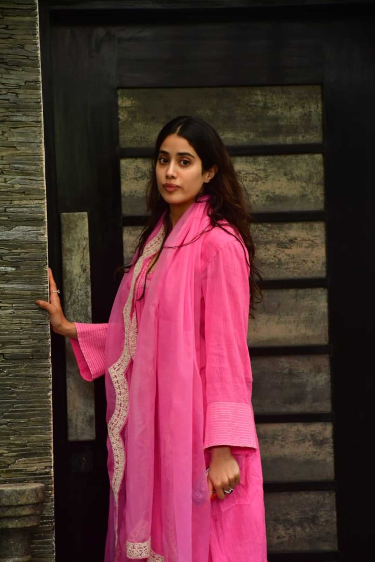 Janhvi Kapoor was spotted in the city