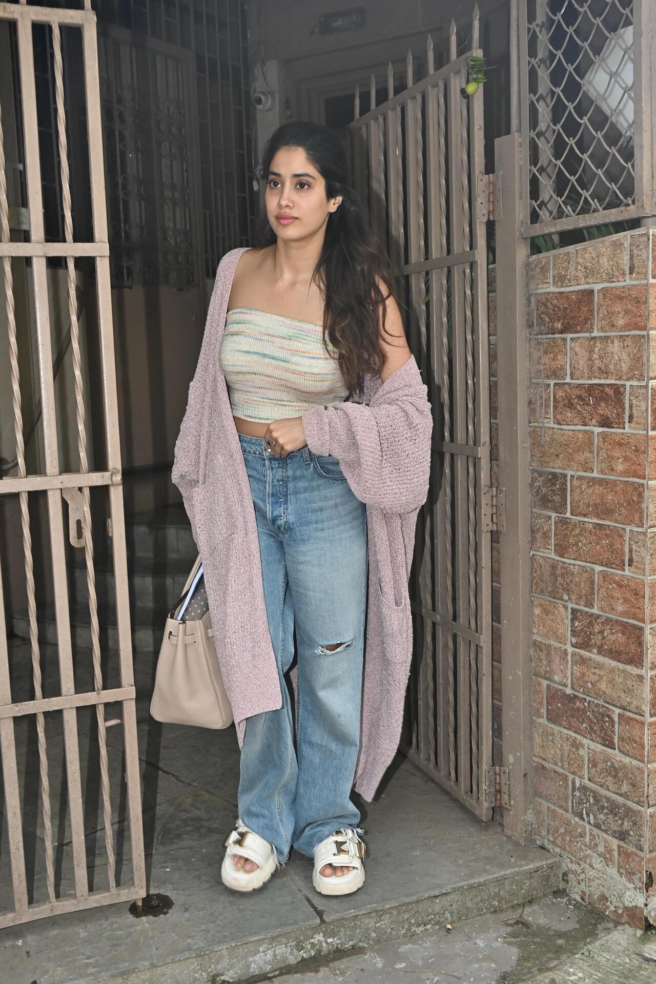 Janhvi Kapoor was spotted in the city looking comfortable in casuals