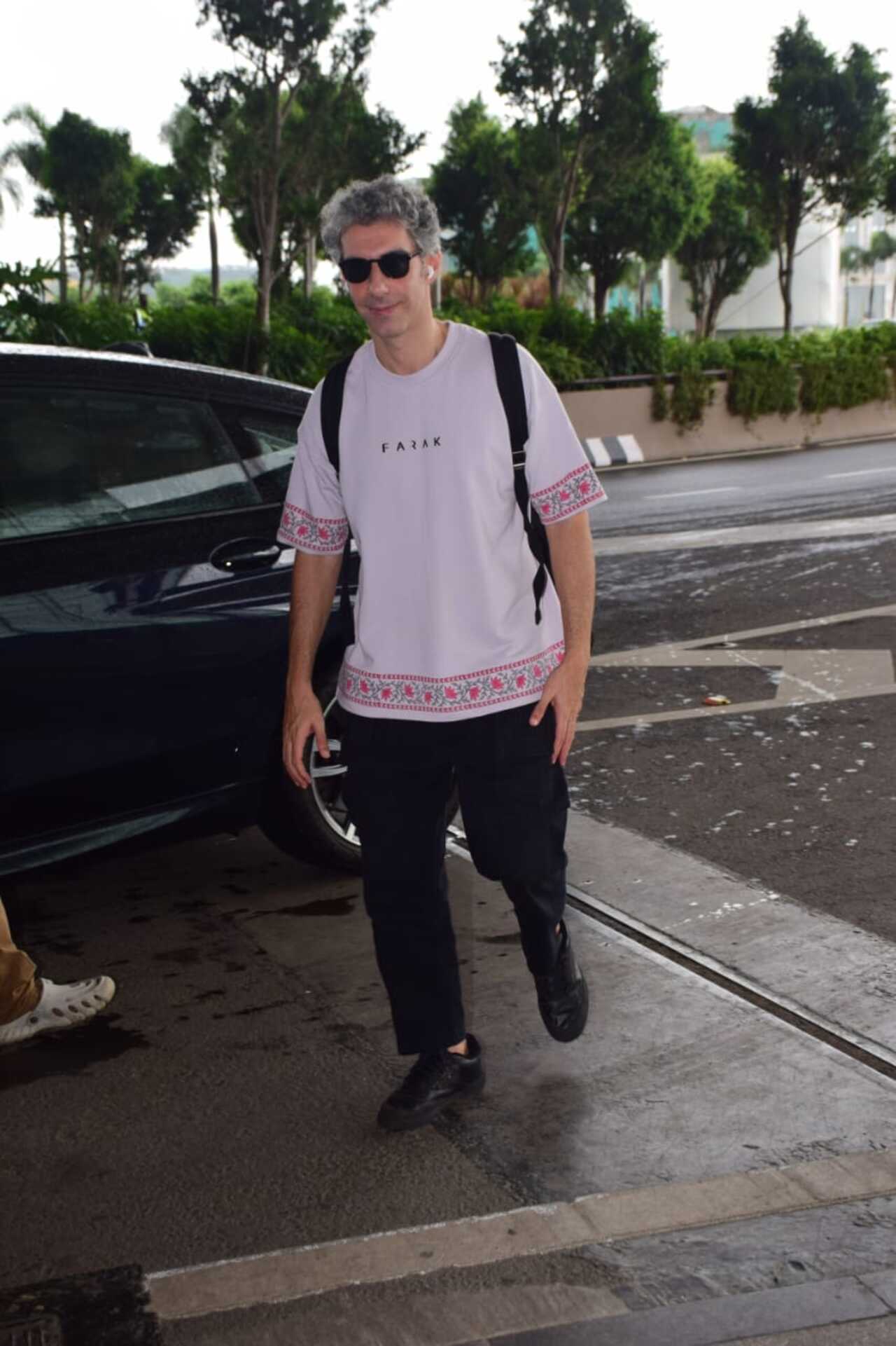Jim Sarbh spotted at the airport