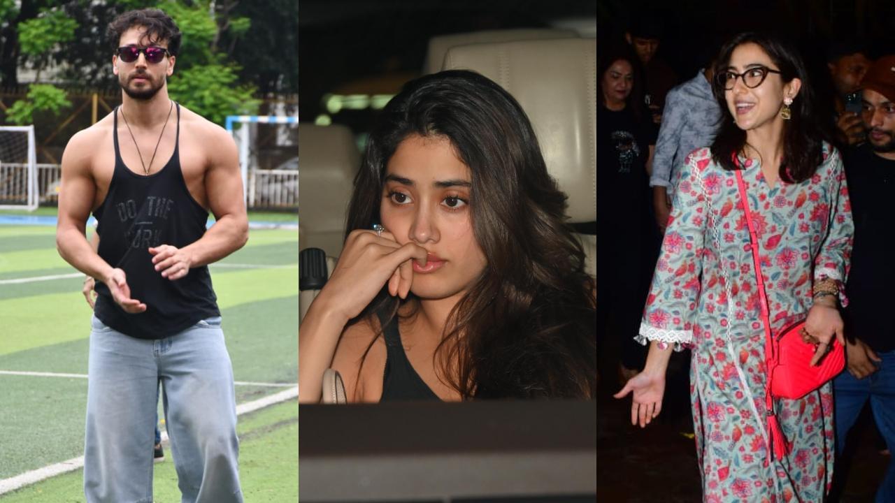 Spotted in the city: Janhvi Kapoor, Sara Ali Khan, Tiger Shroff and others