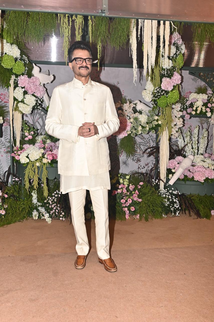Anil Kapoor arrived solo to celebrate the newly engaged couple