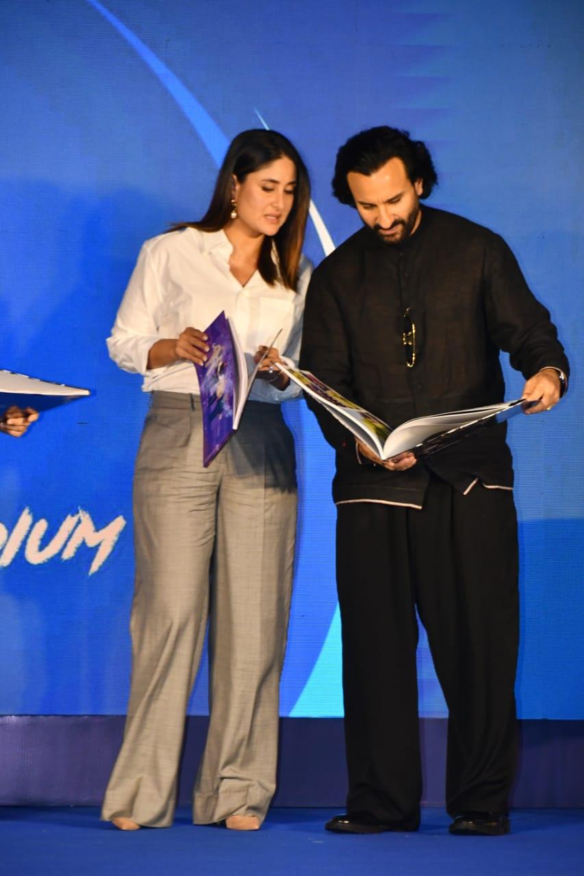 Kareena Kapoor and Saif Ali Khan arrived at ISPL