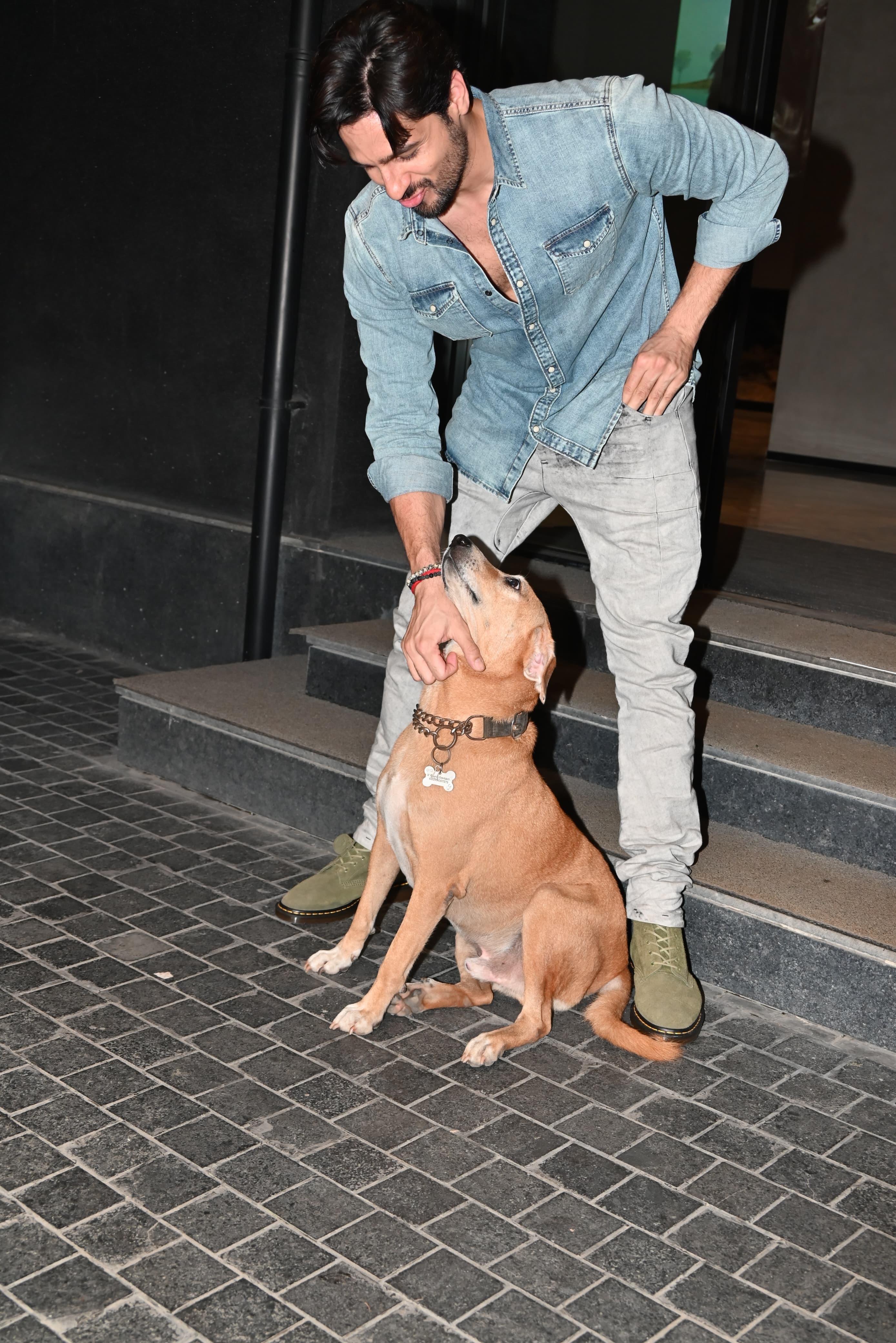 Sidharth Malhotra was seen at the Chashma screening, where he received a special surprise