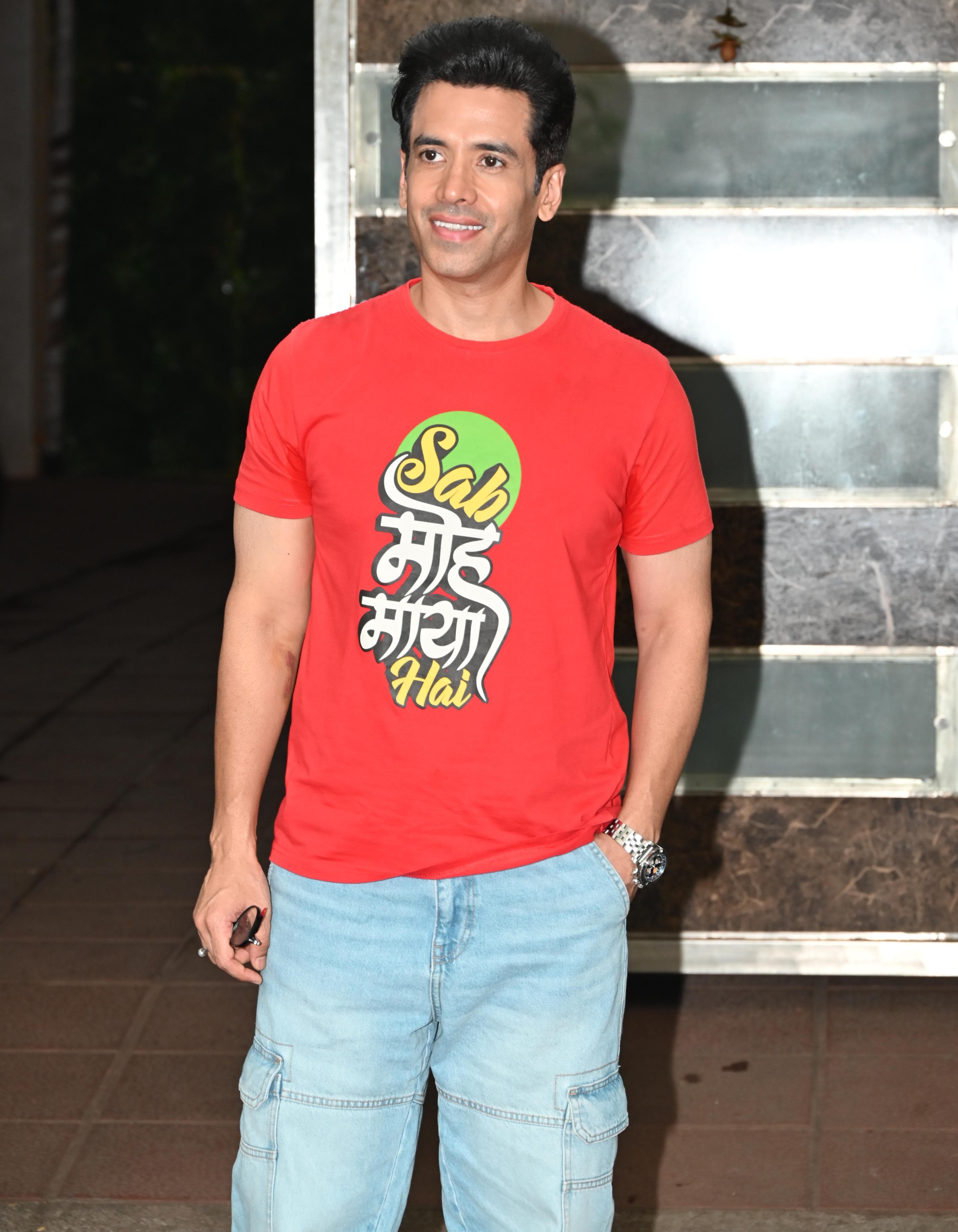 Tusshar Kapoor was spotted in Mumbai promoting his upcoming release 10 June Ki Raat at Krishna 1